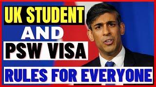 New UK Student And PSW Visa Rules in 2024 for Everyone UK Student Visa And PSW Visa
