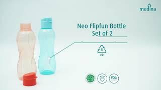 Botol Minum Neo Flipfun Mini Bottle Set Set Of 4