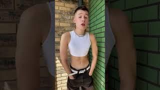 Sexy crop top twink