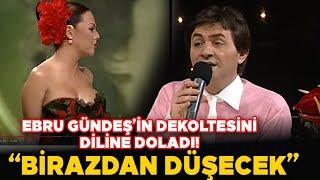 Armağan Çağlayan Ebru Gündeşin Dekoltesini Diline Doladı BİRAZDAN DÜŞECEK GİBİ Popstar