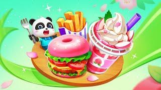 Little Pandas Fast Food Cook  For Kids  Preview video  BabyBus Games