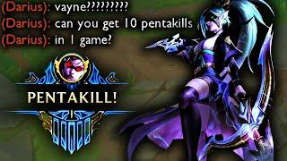 HOW MANY PENTAKILLS CAN VAYNE GET?