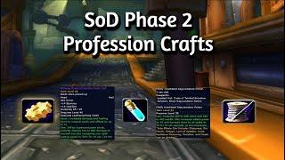 INSANE NEW SoD profession Items BIS? #SoD #wow