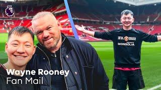 Cycling from Mongolia to Old Trafford Wayne Rooney surprises Manchester United fan