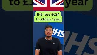 Health insurance fees increase new update #london #uk #uklife #india #students #life #help
