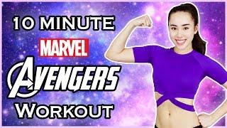 MARVEL AVENGERS WORKOUT  10 Minute Intense HIIT Workout