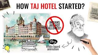 Explained how Taj Hotel started? Jamsetji Tata  Story in English  Whiteboard Animation EP. 1