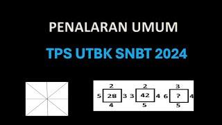 CARA CEPAT PENALARAN UMUM UTBK SNBT 2024