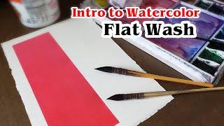◈Intro to Watercolor◈ Flat Wash