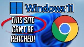 This Site Cant Be Reached - How to fix This site cannot be reached Chrome In Windows 11