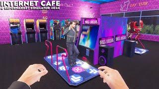 AKHIRNYA VIP ROOM DAN BELI MESIN ARCADE Internet Cafe & Supermarket Simulator 2024 GAMEPLAY #8
