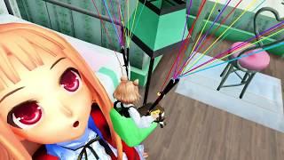 【MMD】A little trouble of indoor flight【GiantessShrinker】