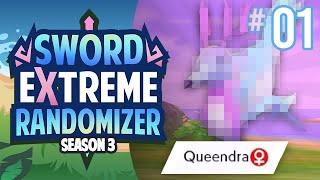 WILD QUEENDRA APPEARS?  Pokemon Sword EXTREME Randomizer S3 Episode 1