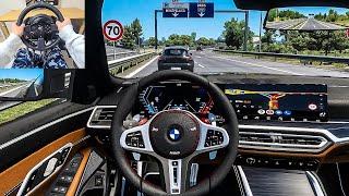 2023 BMW M3 G80 Touring - Euro Truck Simulator 2 Steering Wheel Gameplay