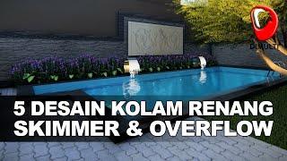 5 DESAIN KOLAM RENANG SIRKULASI SKIMMER DAN OVERFLOW