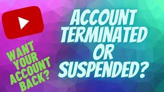 How to get back your terminatedsuspended YouTube Channel back HindiUrdu