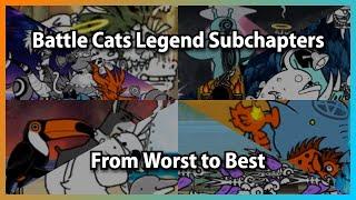 All Battle Cats Legend Subchapters Ranked