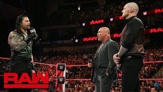 Roman Reigns confronts Constable Baron Corbin about Brock Lesnar Raw Aug. 6 2018