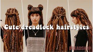 5 Cute and Easy Dread hairstyles  How to  Dreadshop