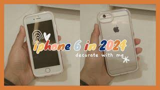  rei log #11  decorating my iPhone 6 in 2024 white aesthetic