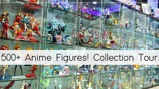 Over 500 Anime Figures Collection Tour of Our Game Room and Studio