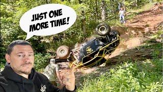 I ROLLED HARD at Byrds Adventure Center  Can Am X3 vs Rock Climb  UTV FAIL