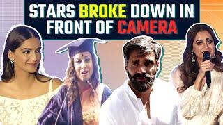 Celebrity Emotional Moments Caught On Camera  Suniel Shetty Vidya Balan Taapsee Pannu & More