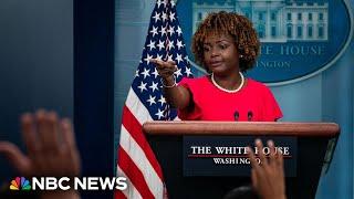 WATCH White House holds press briefing  NBC News