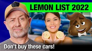 Lemon List 2022 Worst car brands - AVOID at all costs  Auto Expert John Cadogan