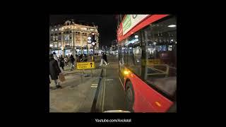 Red Light Jumping London Bus driver at Oxford Circus. Dangerous driving. Arriva TFL LTZ1342