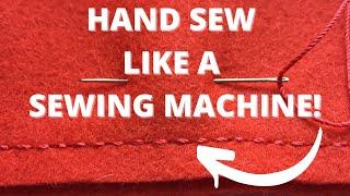 Hand Sewing Tutorial RIGHT HANDED Backstitching
