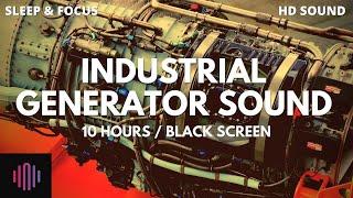 Generator sound for asmr   10 Hours of industrial generator noise with a black screen