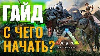 С ЧЕГО НАЧАТЬ? #ГАЙД ДЛЯ НОВИЧКОВ Ark Survival Evolved #1