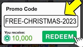 This *SECRET* Promo Code Gives FREE ROBUX Roblox Christmas 2023