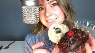 ASMR EATING DESSERTS FOR TINGLES **Up Close Mouth Sounds Quiet Whispering