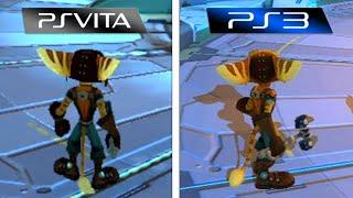 Ratchet & Clank Full Frontal Assault 2012 PS Vita vs PS3 FPS + Graphics Comparison