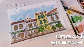 Sketching Building Facade - Real time Step-by-Step Tutorial