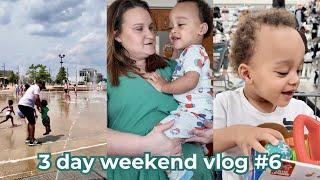 3 Day Weekend Vlog 6 - Patio Constuction Splash Pad & Michigan Taco fest