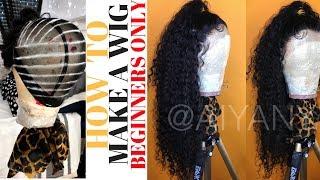 HOW TO MAKE A WIG LIKE A PRO  BEGINNERS ONLY  WEST KISS DEEP WAVE