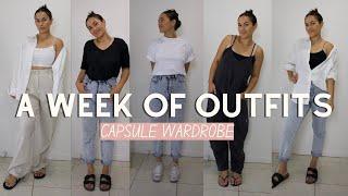 Minimalist capsule wardrobe casual outfits youll *actually* wear