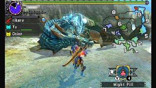 Mantap Boss HD Texture MONSTER HUNTER XX  MHGU 3Ds Gameplay For Citra Emulator