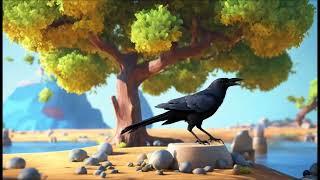 Goat and a crow story Moral story for kids