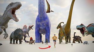 Dinosaur Size Comparison 3D