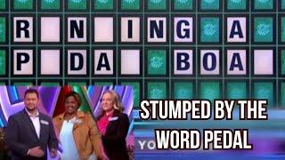 Contestants get all twisted up over the word pedal a breakdown