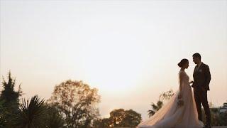 Свадебное видео  Свадьба на закате в Сочи  Невеста в шикарном платье в горах  Видео на свадьбу