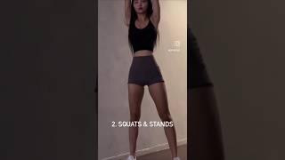 Easy Daily Legs WorkoutToned Lower Body thighs glutes etc. 