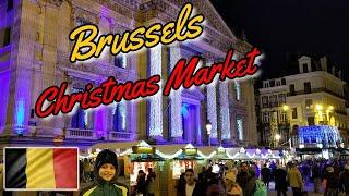 Brussels Belgium Christmas market