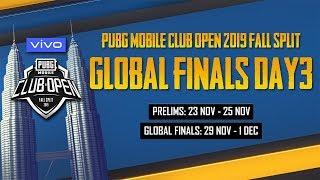 EN PMCO Global Finals Day 3  Vivo  Fall Split  PUBG MOBILE CLUB OPEN 2019