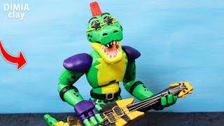 Animatronic Montgomery GatorMonty in FNAF Security Breach with Clay ► Dimia clay Tutorial