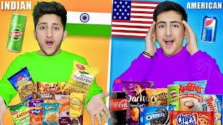 Indian Vs American Snacks Food Challenge